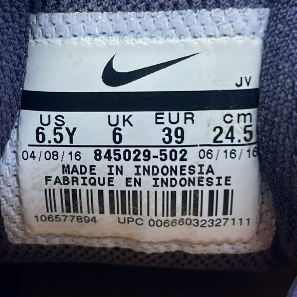 Nike Flex 2016 Athletic Shoes Pink White Size 6.5Y / Women’s Size 8 - Picture 9 of 9